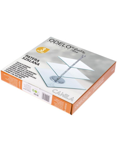 ODELO kvadratni stakleni pladanj